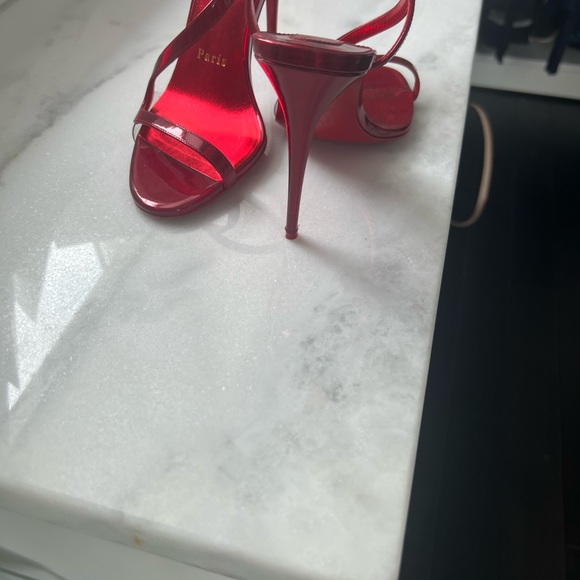 Christian Louboutin Red Sandals size: 36 - Picture 2 of 4